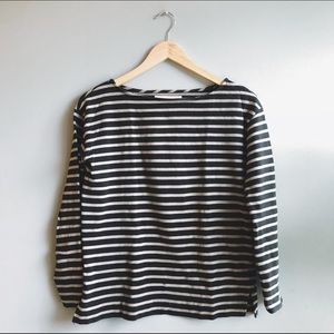 Everlane Heavyweight Tee in black+grey